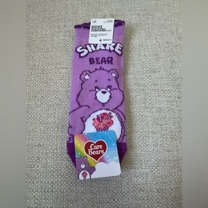 Forever 21 Purple and White Care Bear Socks